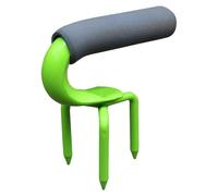 Manual Soil Cultivator Claw Implement with Spikes Ergonomic Shock Absorbing Handle for Efficient Garden Bed Preparation Rust Proof Aerator