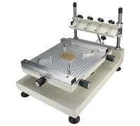 Manual Solder Paste Printer with Adjustable Height and X-Y Axis Knobs for PCB Stencil Printing in Packaging and Circuit Industries