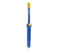 Manual Solder Sucker - Strong Suction, One - Handed Operation, Durable Manual Tin Sucker Pump, Ideal for Electric Soldering Iron Use, 5 cmHg Suction, 330mm Length, Blue & Black (Type 2)