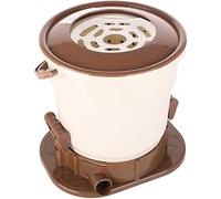 Manual Spin Dryer, Spin Dryers Only, Camping Spin Dryer for Clothes, Space Saving, Drying Machine Hand Powered for Camping Apartments Clothes(Color:Brown)
