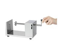 Manual Spiral Potato Cutter Twister, Stainless Steel Chip Slicer with 4 Blades, Fruit Vegetable Spiral Slicer for Potatoes, Cucumbers, Carrots, Tornado Chips, Home Kitchen Snack Bar BBQ