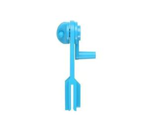 Manual Spool Winder, Lightweight Plastic Wire & Thread Rewinder with Fork Clamp for Wall or Bench Mount, Beige