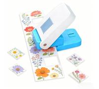 Manual Square Paper Punch,Stamp Cutter,Stamp Punch Cutter, Portable Scrapbooking Stamp Puncher & Corner Cutter Tool, DIY Craft Punch for Cardboard,Card Making, File Sorting, Tab Making