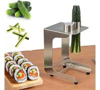 Manual Stainless Steel Carrot Stick Tool, 10 Slices/Minute Cutting Speed, 45mm, Easy to Clean for Cooking and Sushi Preparation (10+12cut)