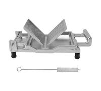 Manual Stainless Steel Cheese Cutter with Aluminium Handle - Hand Held Slicer for Toast Bread Sandwich and Hard Cheese (10mm)