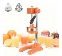 Manual Stainless Steel Citrus Juicer, Hand Press Orange/Lemon Squeezer - Convex Point Pressing Design, Easy Clean, Perfect for Fresh Pomegranate & Grapefruit Juice Orange