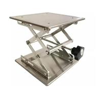 Manual Stainless Steel Lifting Platform 100x100mm for Labora & Woodworking - Small Elevat Table for Precis Ta & Easy Handling
