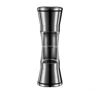 Manual Stainless Steel Salt and Pepper Grinder 2 in 1 Spice Mill with Adjustable Settings for Custom Spice Grinding from Coarse to Fine (B)