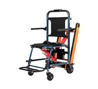 Manual Stair Climbing Wheelchair for Elderly Patient，Can Go Up and Down Stairs Chair，Crawler Stair Climbing Wheelchair，29 Kg, 120 Kg Max Weight, Battery Powered 7.8A