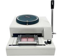 Manual Stamping Coding Machine, PVC Card Number Embosser Membership Card Manual Embossing Machine, Embossing Coder 1-12 Lines