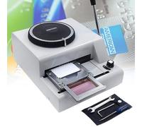 Manual Stamping Machine for Stainless Steel Dog Tags - Metal Stamping Code Printer for Embossed Tags