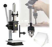 Manual Stamping Machine,Heavy Duty Punch Embossing Tool,Multi-function Hydraulic Hand Press for Leather,Plastic,Wood,Aluminum-Industrial Arbor Press