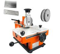 Manual Steel Embossing Machine,Semi-Automatic Nameplate Stamping Tool,Metal Nameplate Label Stamping Machine,with Both line Lettering and Dotted Lettering templates(2mm)
