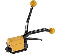 Manual Steel Strapping Tool for Durable Packaging, Sealless Design with Return Spring Handle for Secure Bundling and Transport