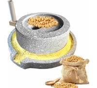 Manual Stone Grain Mill for Grinding Wet and Dry Ingredients, for Flour, Rice, Beans, Spices, Wheat, Coffee Easy to Dismantle and Clean