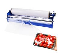 Manual Stretch Film Wrapping Machine 49.5cm Manual Pallet Wrapper Tool | 19.5" Stretch Film Dispenser Packing Machine. Film Dispenser Packing Machine. Ideal for food/fruit/parcel packing.