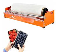 Manual Stretch Film Wrapping Machine for Efficient Pallet Packing and Food Tray Packaging