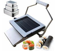 Manual Sushi Roll Cutter and Rice Ball Forming Slicer for Precise Food Preparation
