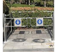 Manual Swing Gate - Spring-Loaded Safety Design for Enhanced Entrance Security in Supermarkets, Stores, Libraries, and Public Spaces