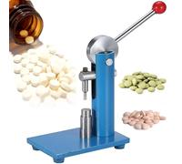 Manual Tablet Press Machine, 400kg Pressure, 6-12mm Die Size, Lever Type Steel Pill Stamping Tool, Simple Easy to Use, Tableting Equipment for Powder Tablets