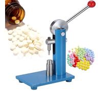 Manual Tablet Press Machine for Laboratory, Stainless Steel DIY Tableting Tool, 3mm-12mm Mold for Powder Tablets, Compact Design for Home Use