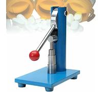 Manual Tablet Press Machine, Lever-Type Steel Single Punch for Powder Tableting, Pill Making Tool
