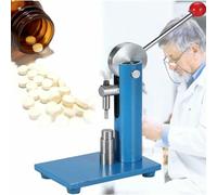 Manual Tablet Press Machine, Single Punch Steel Pill Maker for Home and Laboratory Use