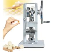 Manual Tablet Punch Press, 12mm Manual Punch Press For Pill Tablet,0-2000 Pieces/Hour, Candy Sugar Pill Tablet Press Machine, 0-6mm Thickness Adjustable, Home Kitchen Press Tool Device