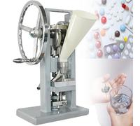 Manual Tablet Punch Press, 12mm Press Machine for Pill Tablet, Adjustable Thickness 0-6mm, Produces 0-2000 Pieces/Hour, Ideal for Home Kitchen Use