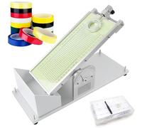 Manual Tape Initial Tack Tester, Adhesive Tape Initial Adhesion Tester with 32 Steel Balls, Adjustable Angle 0-60°, for Adhesive Tapes, Protective Films, Stickers, Labels, Foam, Adhesives