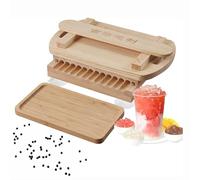 Manual Tapioca Pearl Maker for Bubble Tea Dessert Stores, Adjustable Diameter and Weight Options