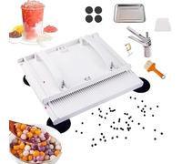 Manual Tapioca Pearl Maker Machine, Tapioca Beads Forming Machine, 3-12mm DIY Pearl Maker Tools Pill Taro Ball Cassava Ball Rubbing, Traditional Chinese Medicine Pill Making Machin(5mm)
