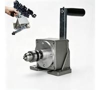 Manual Tapping Tool, Hand Crank Bench Tapper, 1:7.5 Speed Ratio, Portable Wire Threading Device for Jewelry & Hardware Processing (0.6-6mm)