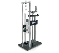 Manual test stand for precise testing, with digital length meter [Sauter TVL] Travel distance per knob rotation (one stroke): 3,1 mm