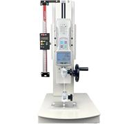 Manual Test Stand, High Precision Digital Force Gauge 2000n (450lbf, 204kgf), Tension Compression Tester With 999 Data Storage, For Push-Pull Test, Break Point Test, Drop Test(With ruler,500N)