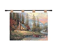 Manual Thomas Kinkade 26 X 36-Inch Wall Hanging, A Peaceful Retreat