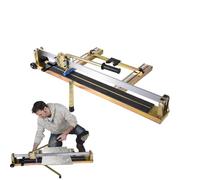 Manual Tile Cutter 42 inch, Porcelain Ceramic Tile Cutter Tool with Tungsten Carbide Cutting Wheel, Tile Cutting Machine for Glazed Tiles with Infrared Positioning, Laser Guided Precision