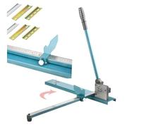 Manual Tile Cutter,Manual Guide Rail Cutter with Dual-Slot and Scale for Rapid Cutting on Aluminum, Iron, and Steel
