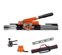 Manual Tile Cutter with Rotary Three Blade - Cuts Tiles from 1.2 to 3.6 Meters | Single/Double Rail for Large Vitrified Tiles, Marble & Slabs | Aluminum Alloy Construction, 3m