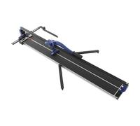 Manual Tile Cutting Machine Aluminium Alloy Tile Cutting Machine with Infrared Guide and Angle Ruler for DIY and Professional Tilers, Ergonomic Handle and Non-Slip Base