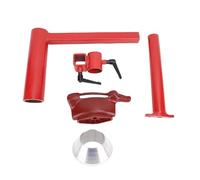 Manual Tire Changer Kit with Silver Cone Adapter Set, Alloy Steel Construction, Fits 16-21 Inch Tires - Durable Steel Pipe Integration, Enhanced Friction Reduction, Easy Tire