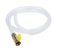 Manual Transfer with 1/2 Inch Copper Valve, Self Priming Siphon Tube for Gas Oil Water Extractor, Automotive Fluid Mover and Garden Irrigation (10m)