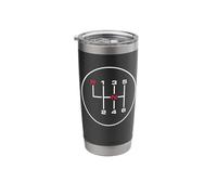 Manual Transmission 6 Speed Stick - Gear Shift Stainless Steel Insulated Tumbler