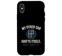 Manual Transmission Clutch Pedal Driving Humor Case for iPhone X/XS