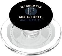 Manual Transmission Clutch Pedal Driving Humor PopSockets PopGrip for MagSafe