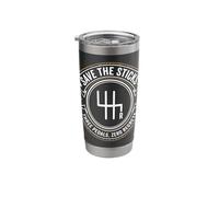Manual Transmission Design Three Pedals Shift Pattern Stainless Steel Insulated Tumbler