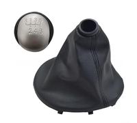 Manual Transmission Shift Knob Protector for Kia For Cerato Forte 2009 2013, Replacement Part Made from Leather and ABS for Enhanced Control (6-speed)
