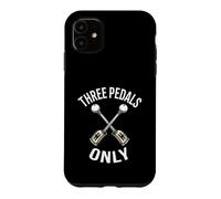 Manual Transmission Stick Shift Three Pedals Only Case for iPhone 11