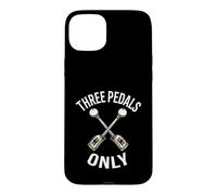 Manual Transmission Stick Shift Three Pedals Only Case for iPhone 15 Plus