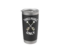 Manual Transmission Stick Shift Three Pedals Only Stainless Steel Insulated Tumbler
